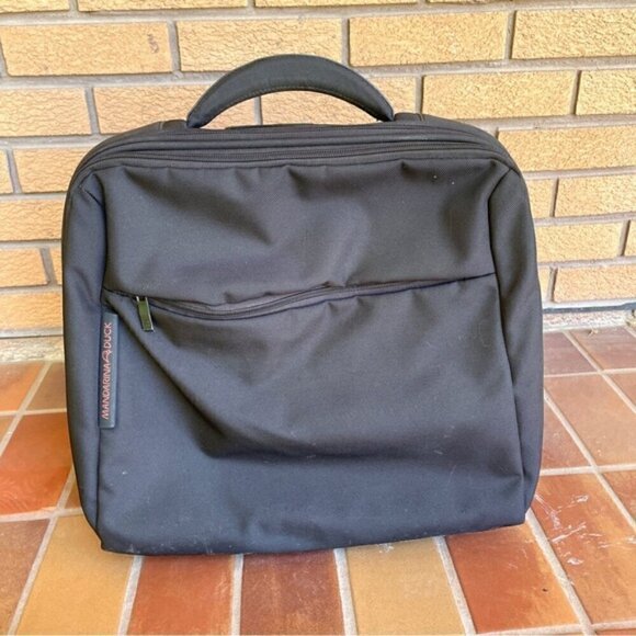 Mandarina Duck Black Work Trolley Pilot Case - great for work travellers! - Picture 3 of 15